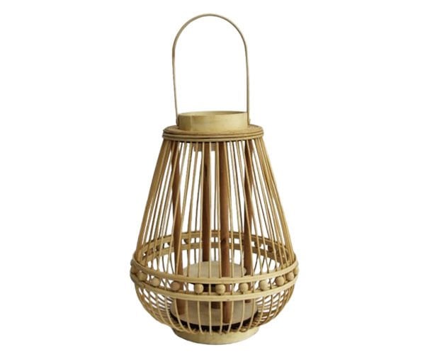 RC RATTAN AHŞAP DEKORATİF MUMLUK